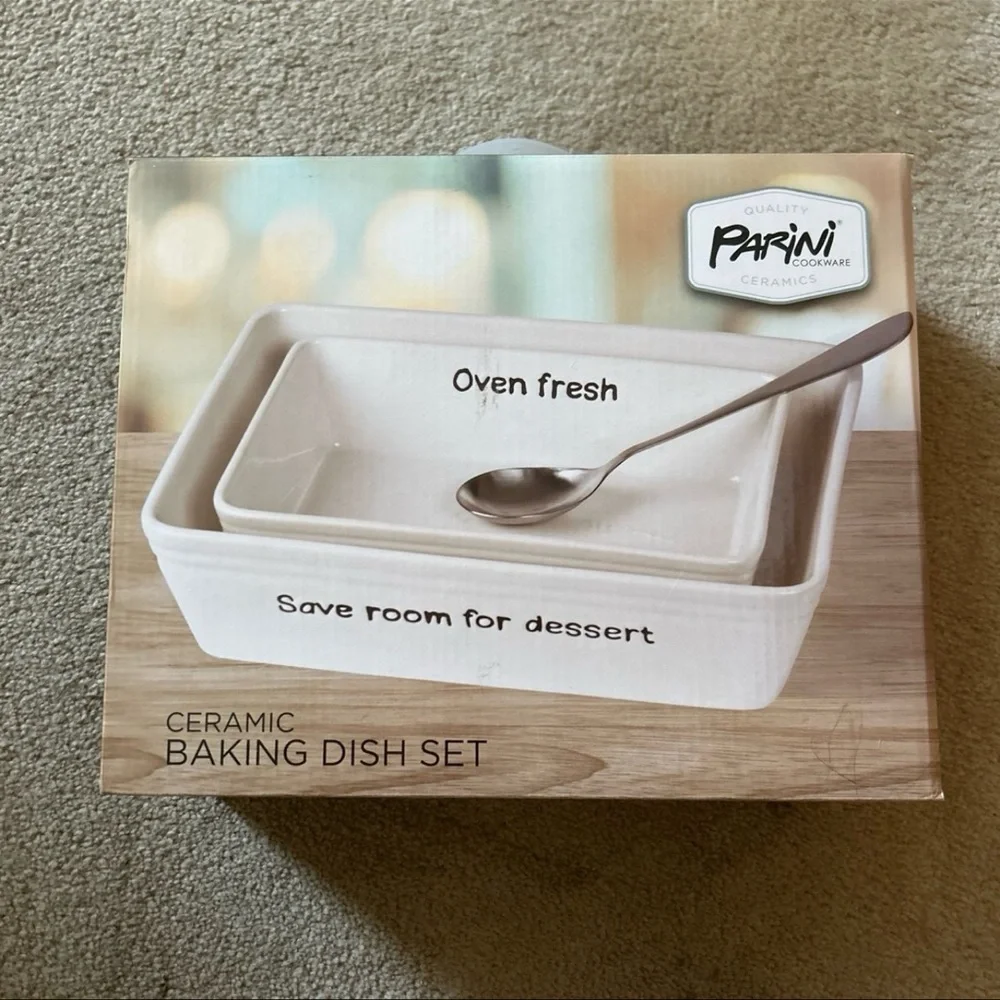 Ceramic baking dish set